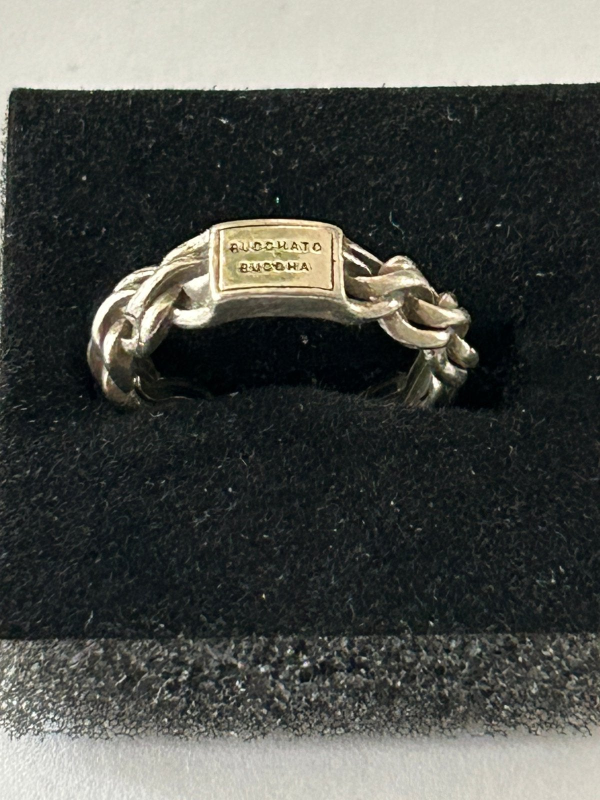 Mooie buddha to buddha, Ophalen of Verzenden, Dame of Heer, Zilver, Kleiner dan 17