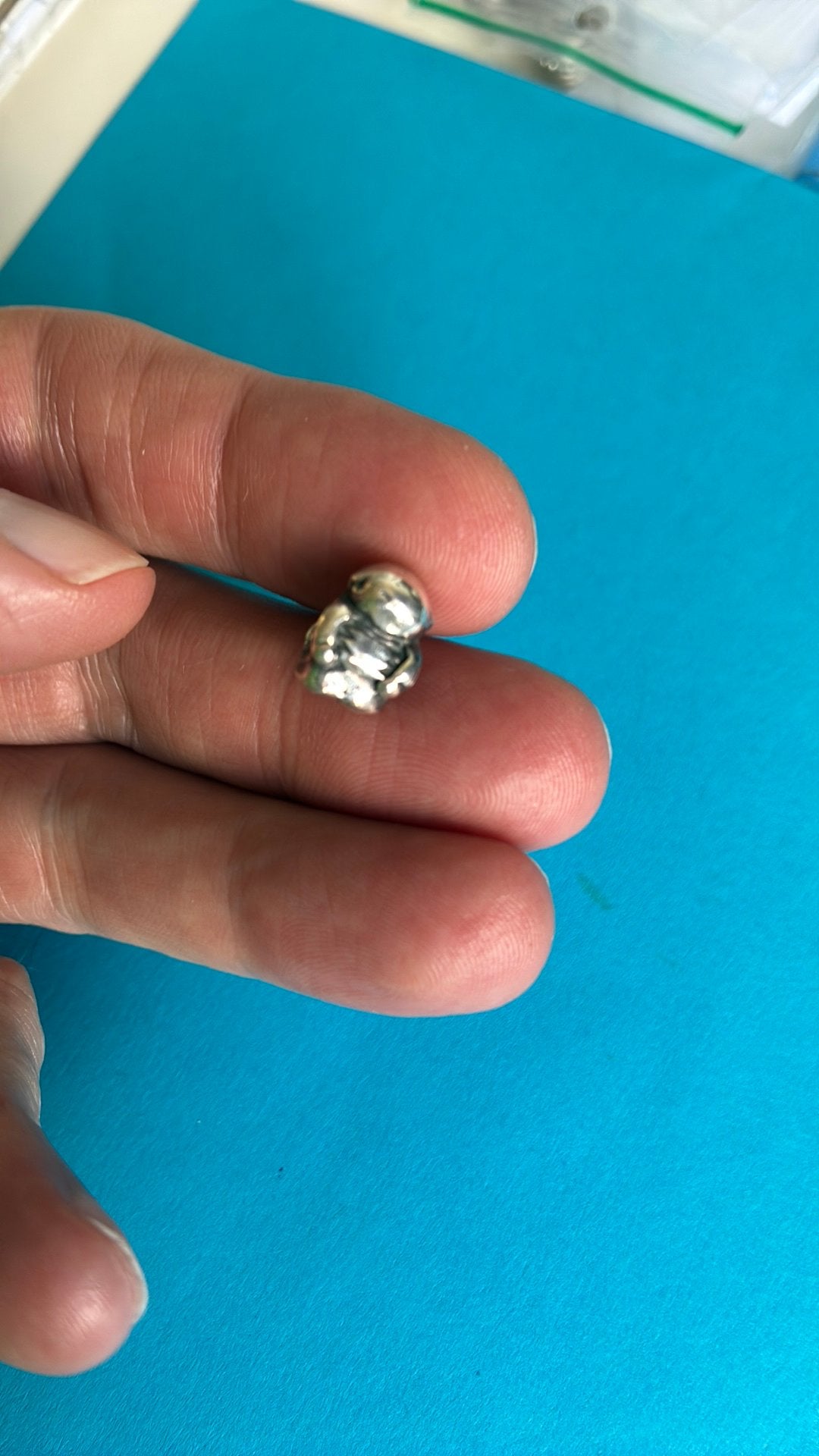 925 bedel pandora zilver, Gebruikt, Pandora, Ophalen of Verzenden, 1 bedel