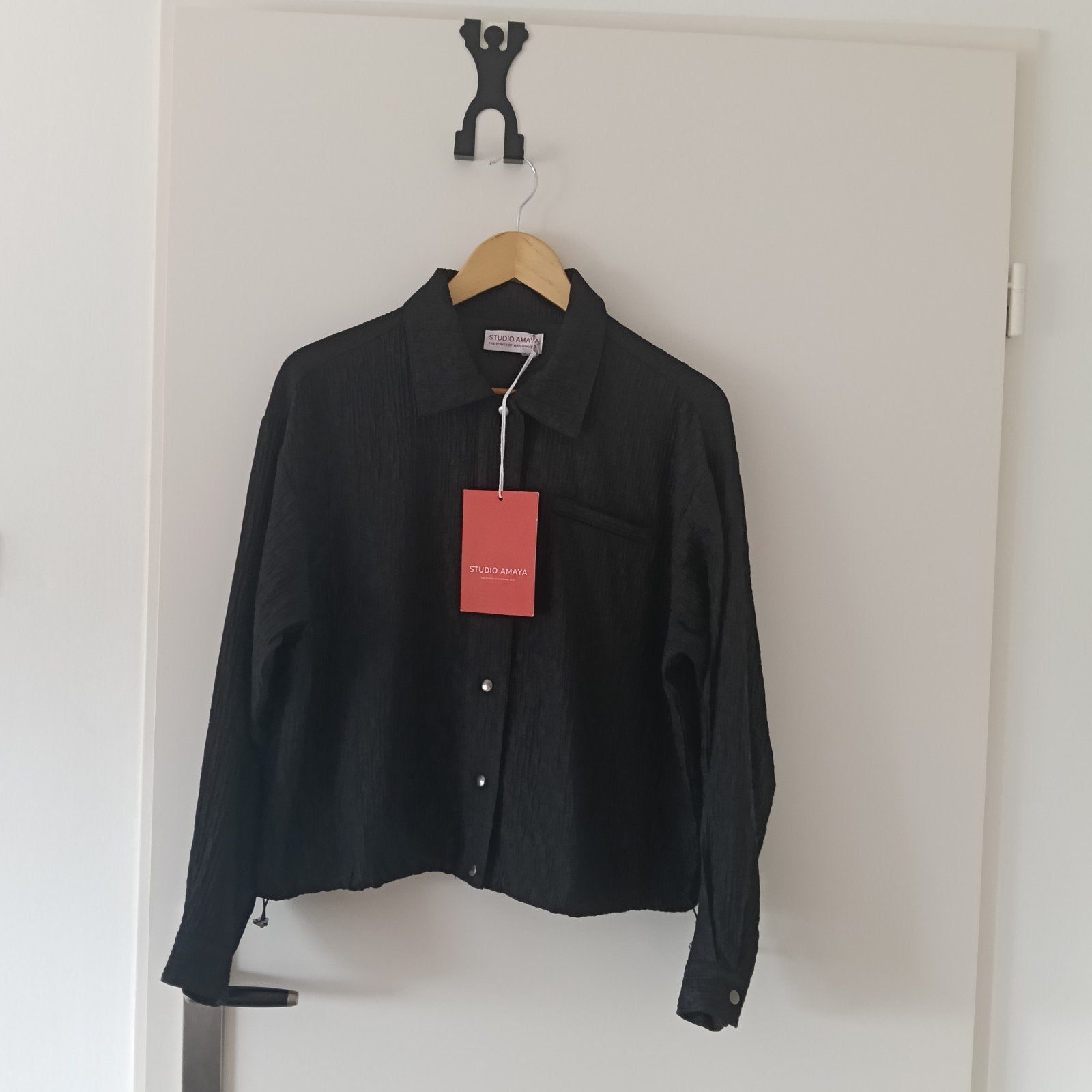 Studio Amaya blouse/ jasje te koop! Maat S, Ophalen of Verzenden, Nieuw, Zwart