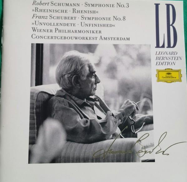 SCHUMANN Symphonie no. 3 CD BERNSTEIN DG LB NIEUWSTAAT, Cd's en Dvd's, Ophalen of Verzenden, Romantiek, Zo goed als nieuw, Orkest of Ballet