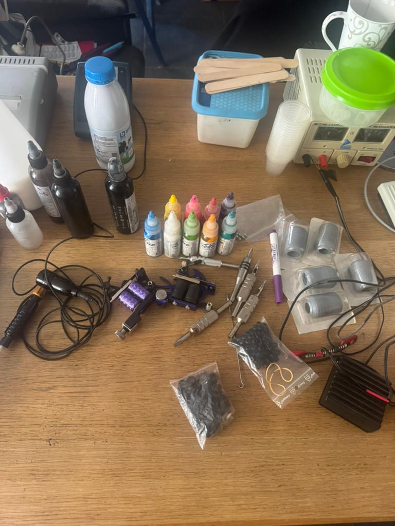 tattoo materiaal, Ophalen of Verzenden, Zo goed als nieuw