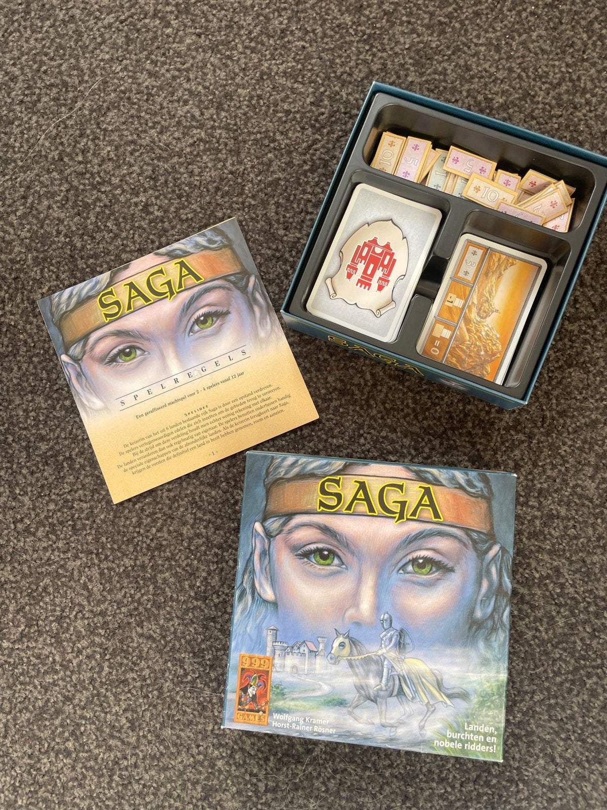 Saga Bordspel - Compleet en in goede staat, Drie of vier spelers, Ophalen of Verzenden, Zo goed als nieuw