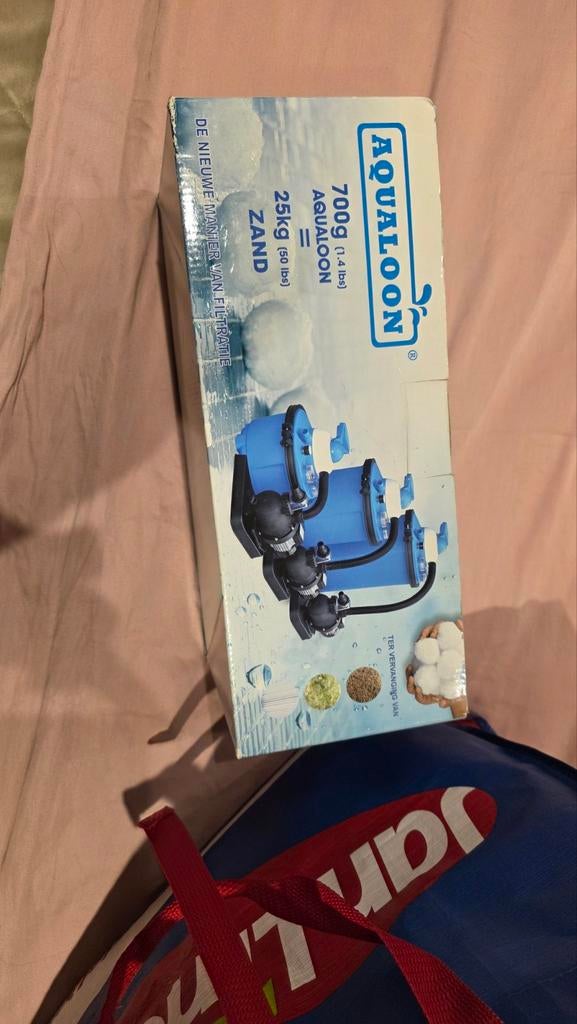 Aqualoon filterwatten: 1 nieuwe doos van 700gr + 1.2kg extra, Ophalen of Verzenden, Nieuw, Overige typen