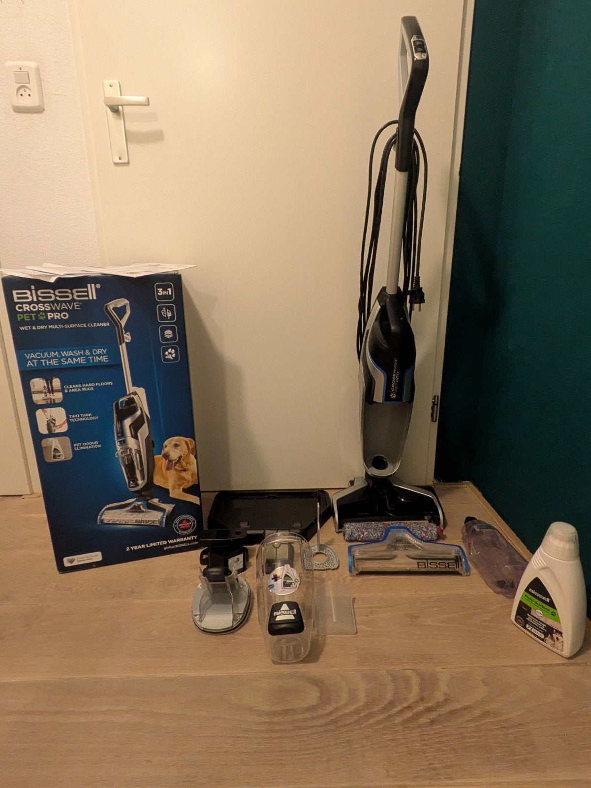 Bissell Crosswave Pet Pro 3-in-1 nat- en droogreiniger, Witgoed en Apparatuur, Stofzuigers, Overige merken, Ophalen of Verzenden