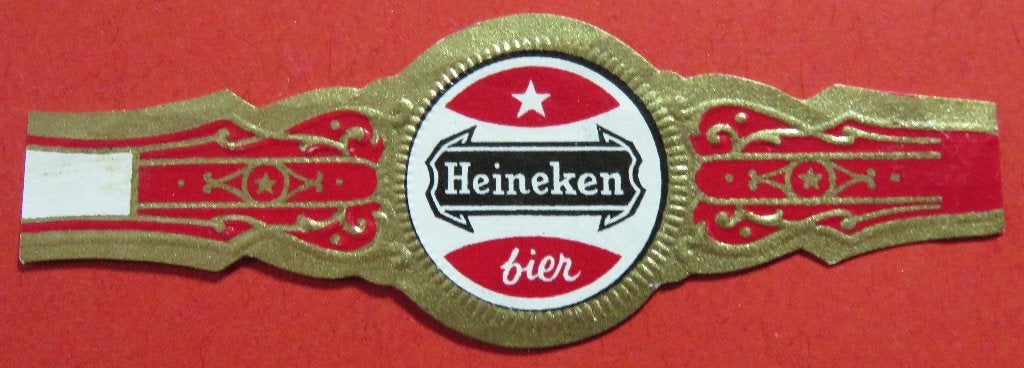 Sigarenbandje Reclamebandje Heineken, Verzenden, Gebruikt, Sigarenbandjes