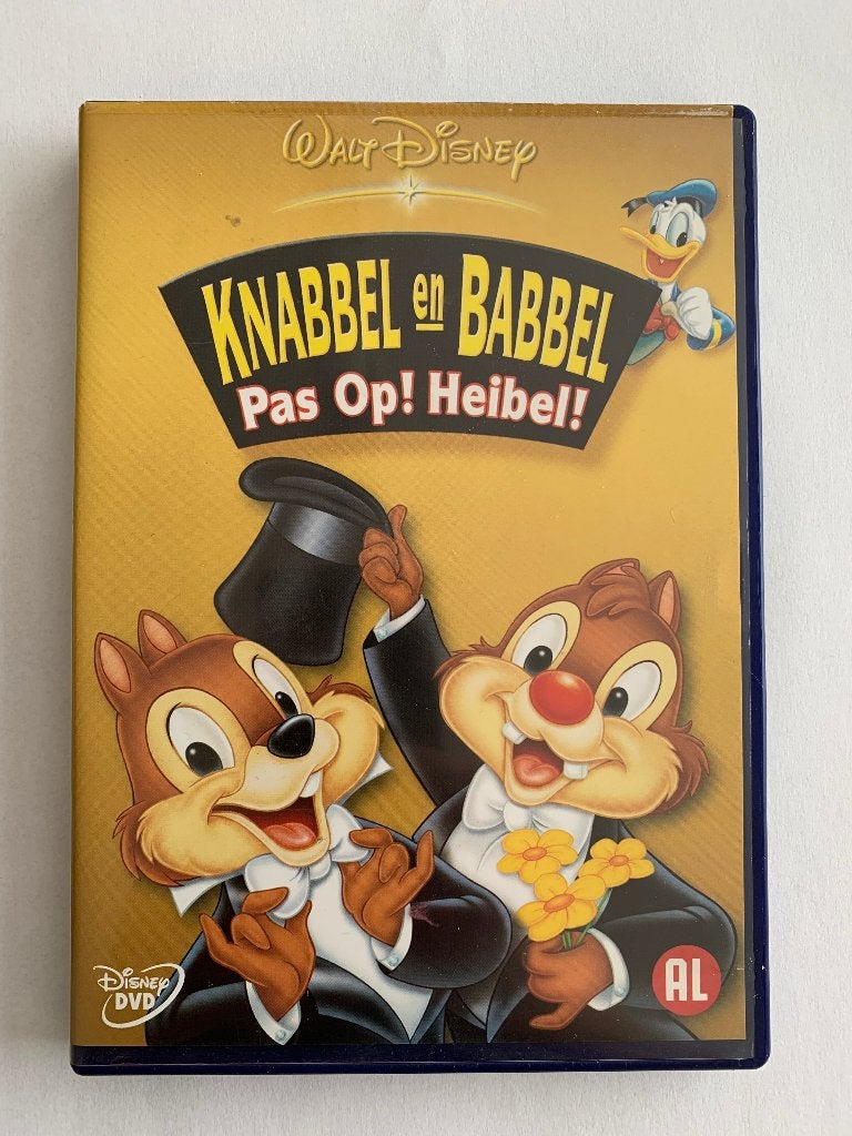 disney dvd KNABBEL en BABBEL pas op heibel, Animatie, Verzenden, Zo goed als nieuw, Alle leeftijden