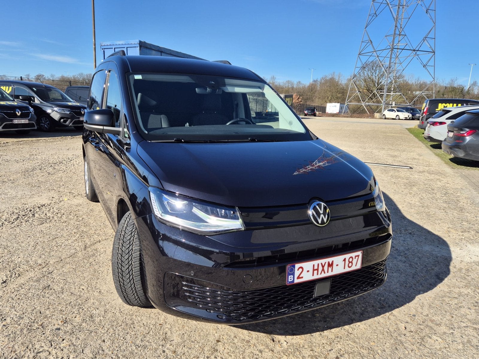 Vw caddy bwj 2024, Auto's, Stof, Zwart, 1545 kg, Diesel