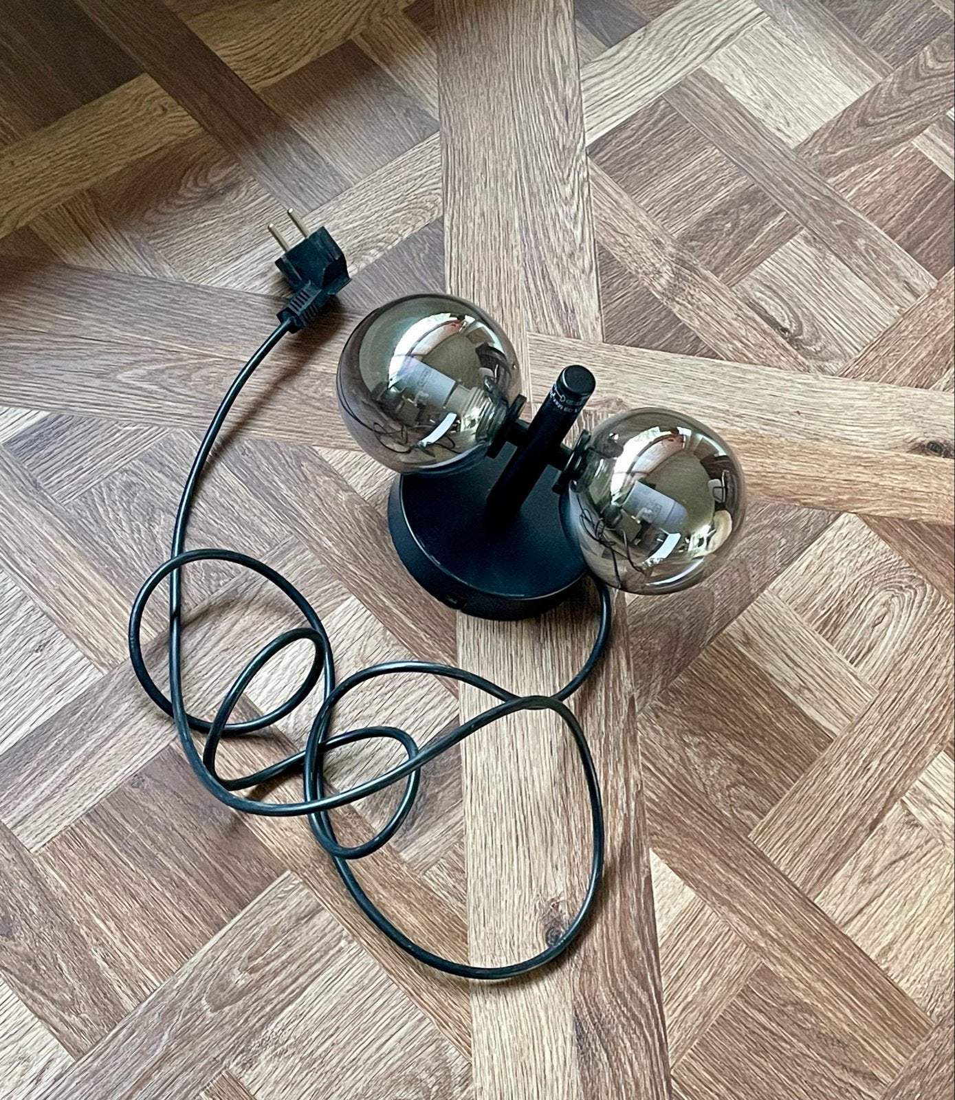 Lucide wandlamp bolletjes glas, Metaal, Zwart, Lucide, Ophalen of Verzenden