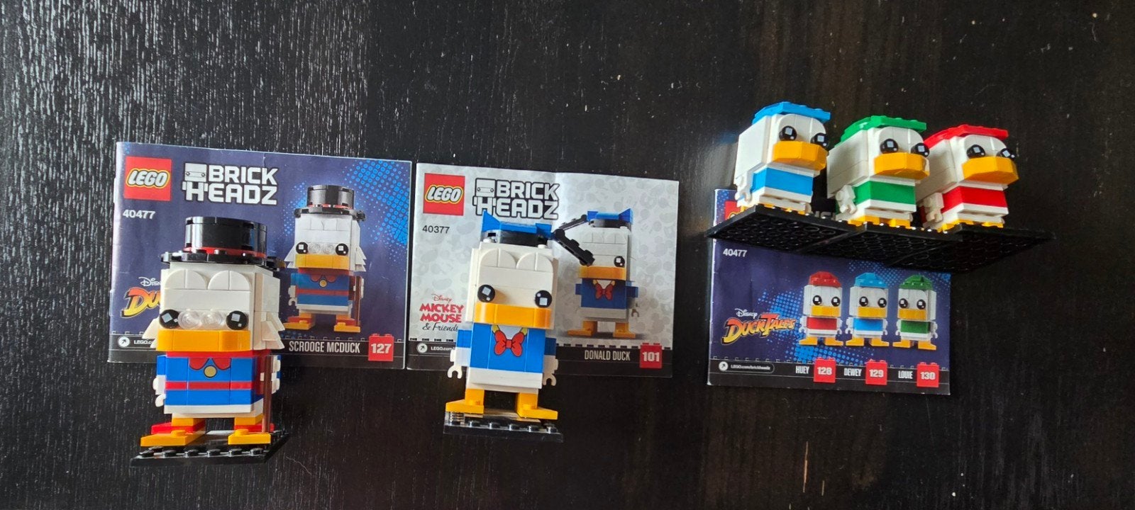 LEGO BrickHeadz Disney: Dagobert, Donald Duck & Kwik, Kw, Ophalen of Verzenden, Gebruikt, Overige merken