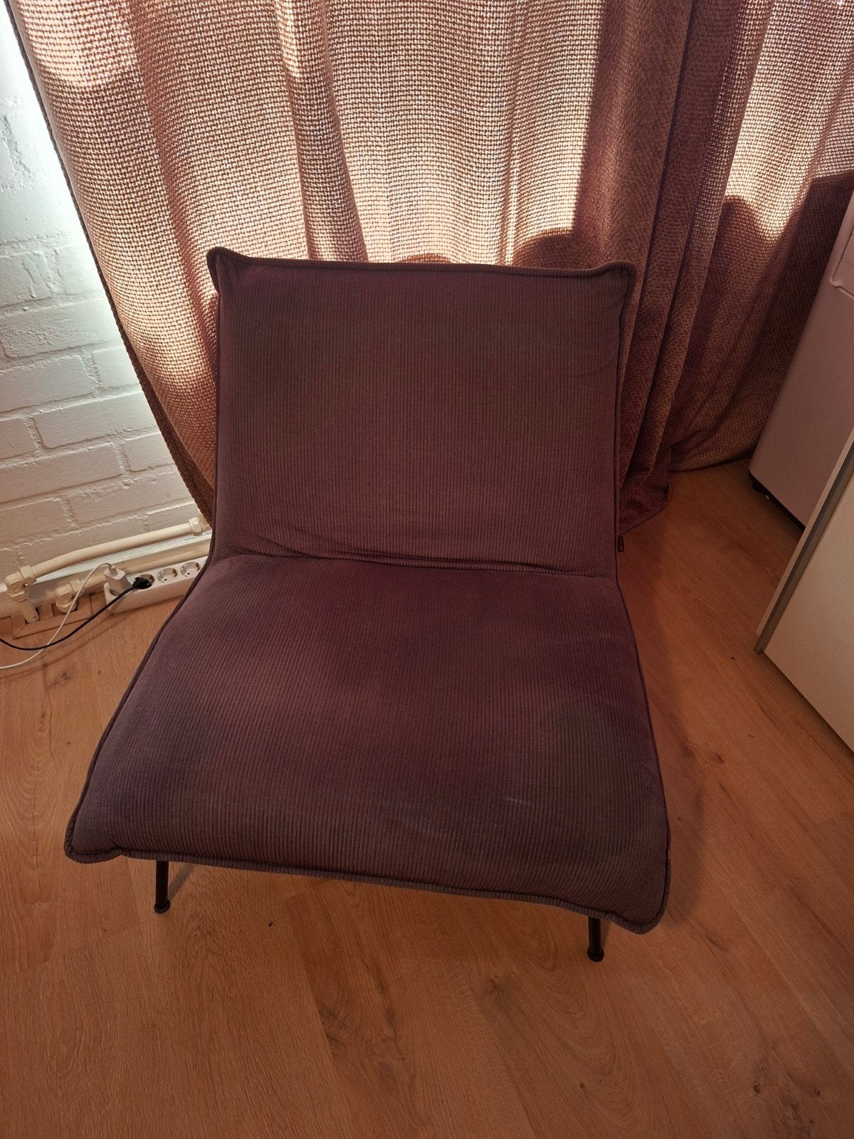 Tenzo fauteuil - ribstof - zo goed als nieuw, Ophalen, Overige kleuren, Modern, Scandinavisch, Zo goed als nieuw