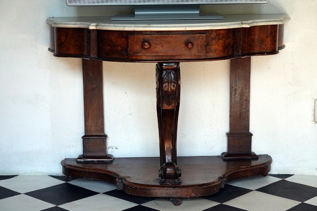 halve ronde tafel, Ophalen