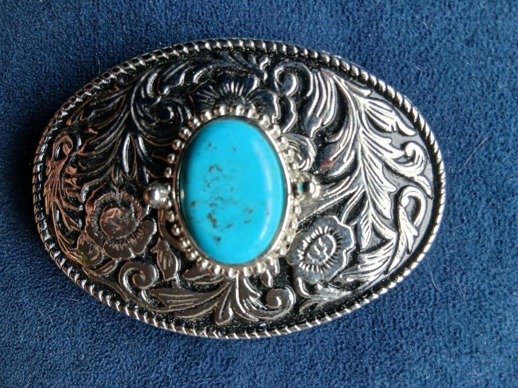 Western Buckle met Turkoois Steen - Nieuw, Ophalen of Verzenden, Nieuw