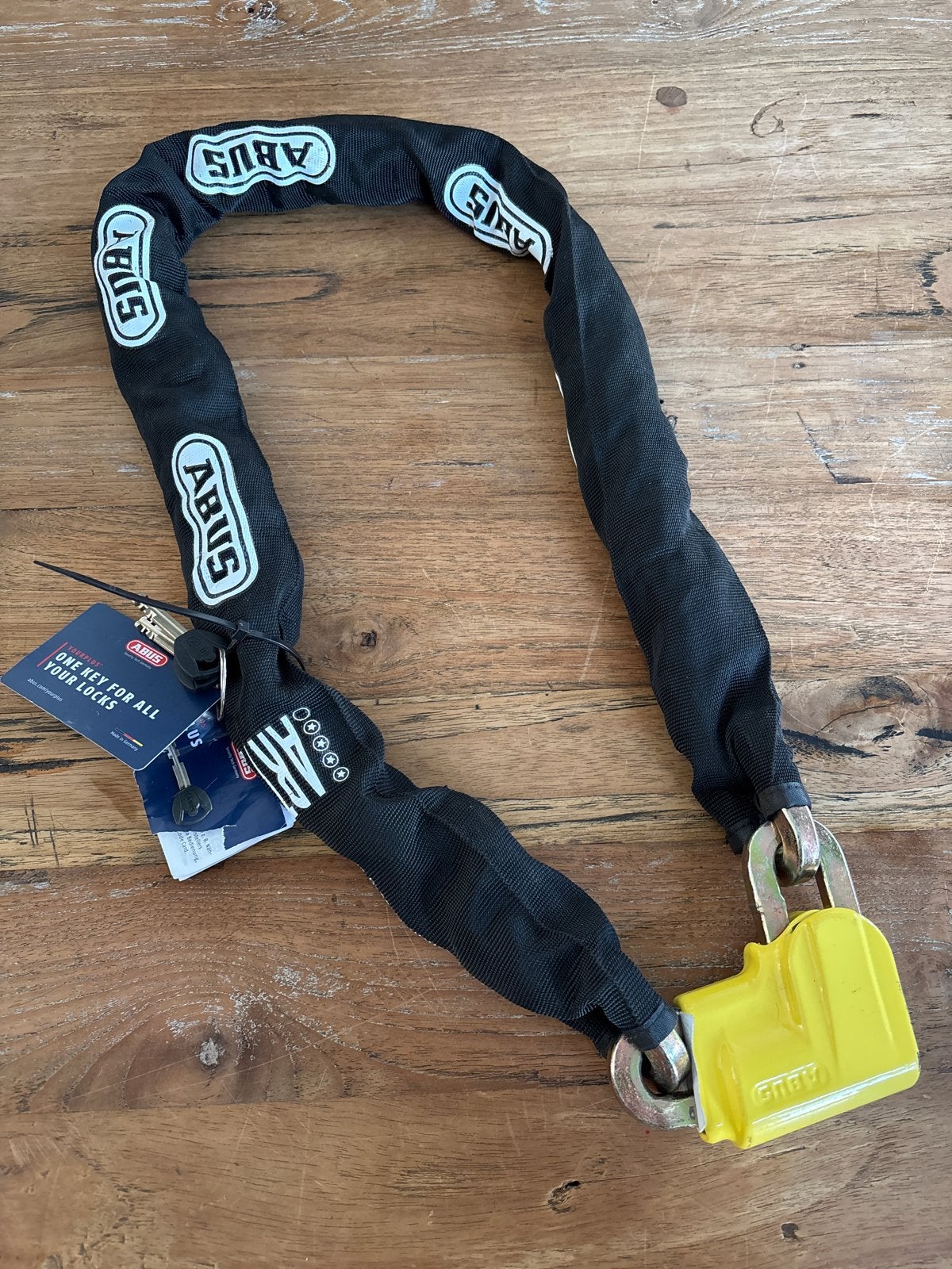 ABUS Kettingslot (nooit gebruikt), Ophalen of Verzenden, Nieuw, Kettingslot