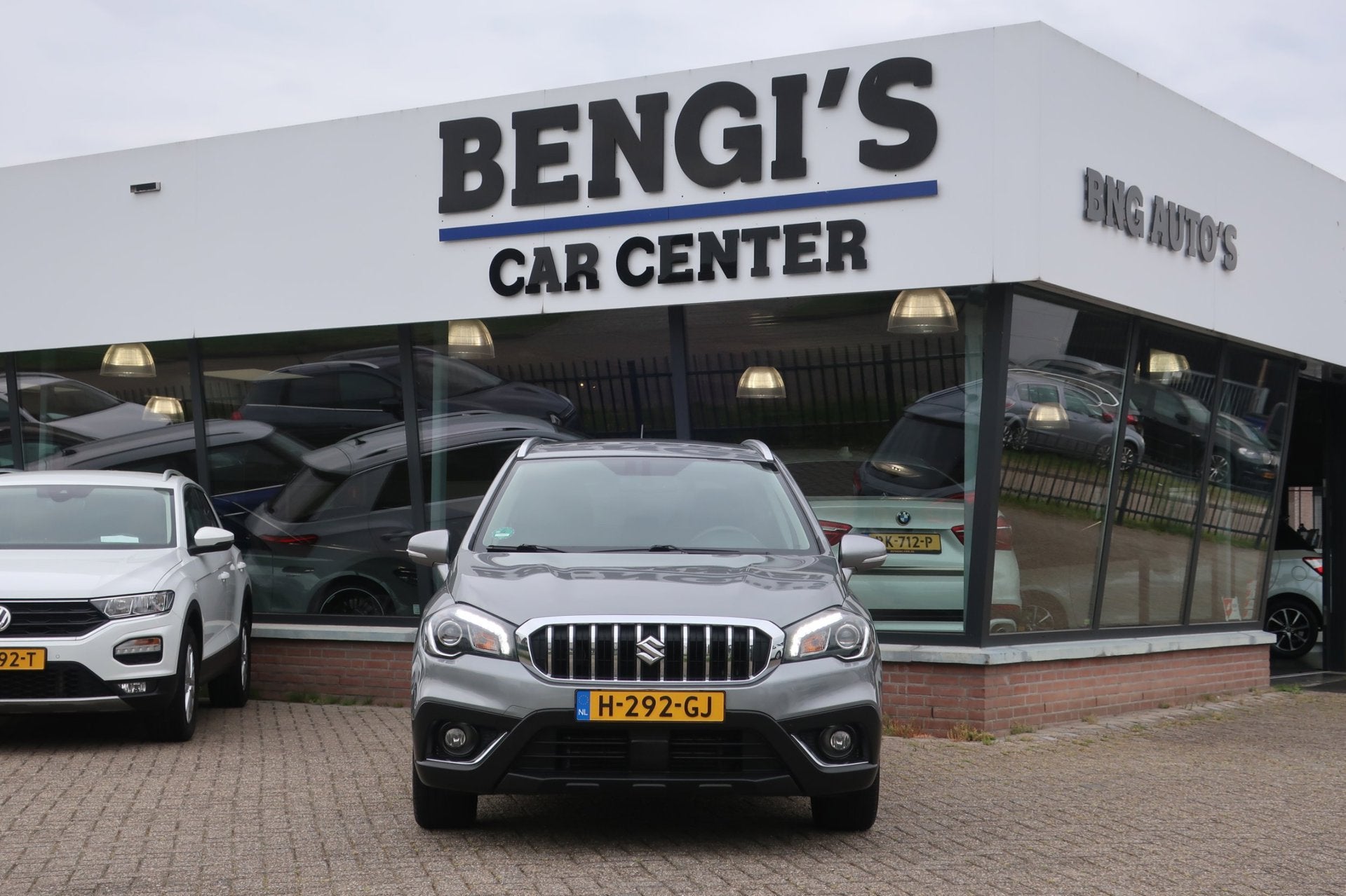 Suzuki S-Cross 1.4 Boosterjet Exclusive, Auto's, Voorwielaandrijving, Stof, Gebruikt, Euro 6
