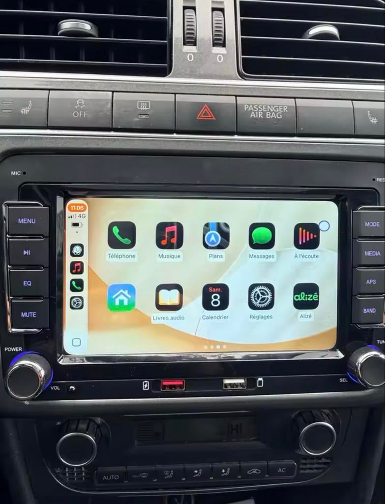 Android autoradio, vw, passat, polo, golf 5 en 6, Ophalen of Verzenden, Zo goed als nieuw