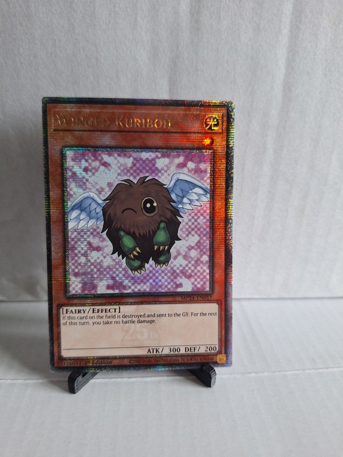 Yu-Gi-Oh! Winged Kuriboh MP24-EN017, Hobby en Vrije tijd, Verzamelkaartspellen | Yu-gi-Oh!, Ophalen of Verzenden, Zo goed als nieuw