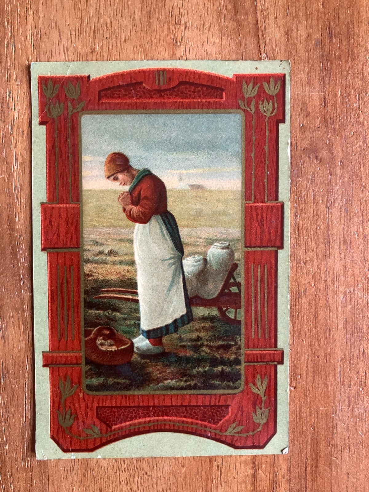 Jean François Millet. L’ Angelus, Ophalen of Verzenden, Voor 1920, Ongelopen, Overige thema's