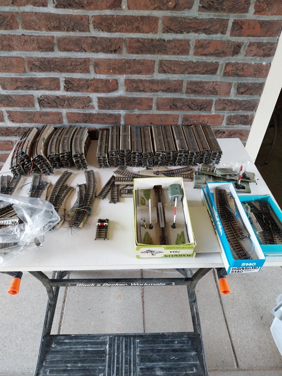 Märklin,  m rails., Wisselstroom, Gebruikt, Rails, Ophalen of Verzenden