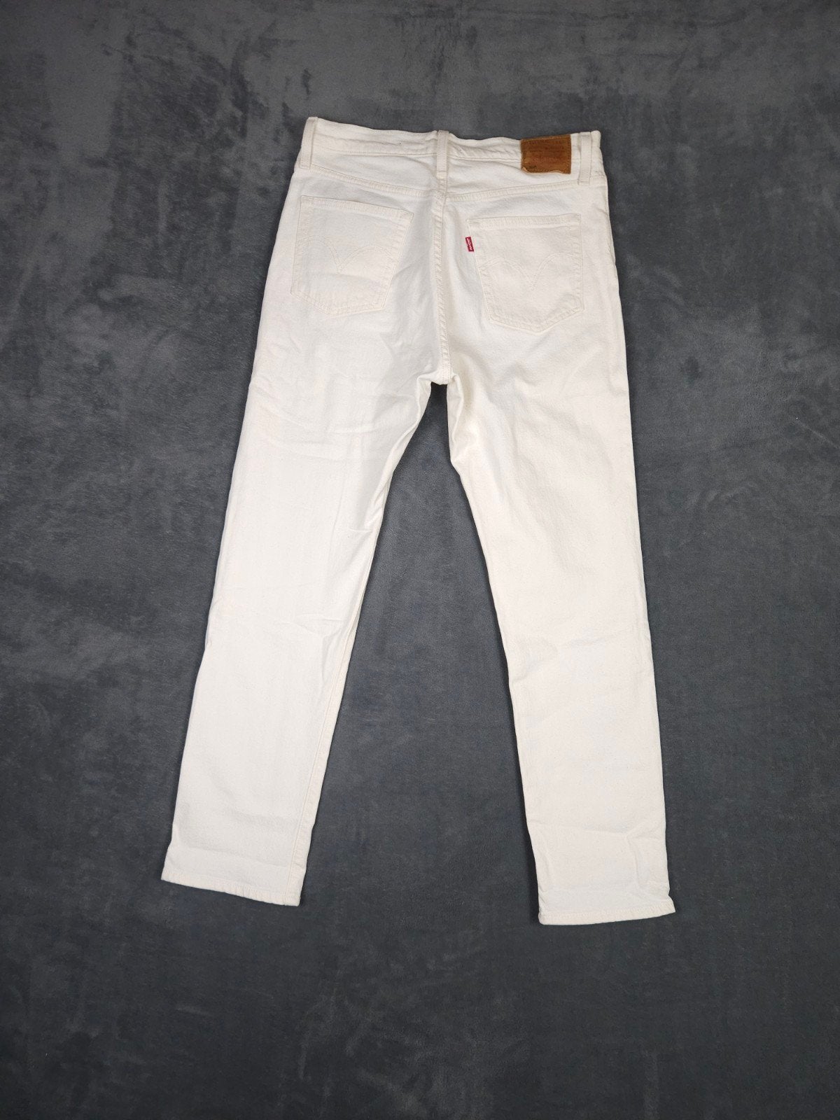 Levis Broek 501 W30 L30 Dames Straight Fit Wit Jeans., ., Zo goed als nieuw, W30 - W32 (confectie 38/40), .