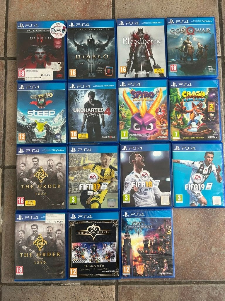 Diverse PS4 spellen, Avontuur en Actie, 1 speler, Ophalen of Verzenden, Zo goed als nieuw