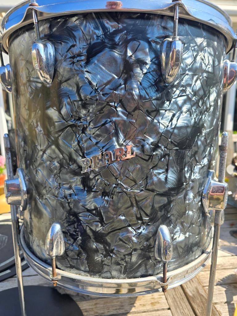 Pearl  16" Floortom Black Diamond Pearl, Ophalen, Gebruikt, Overige merken