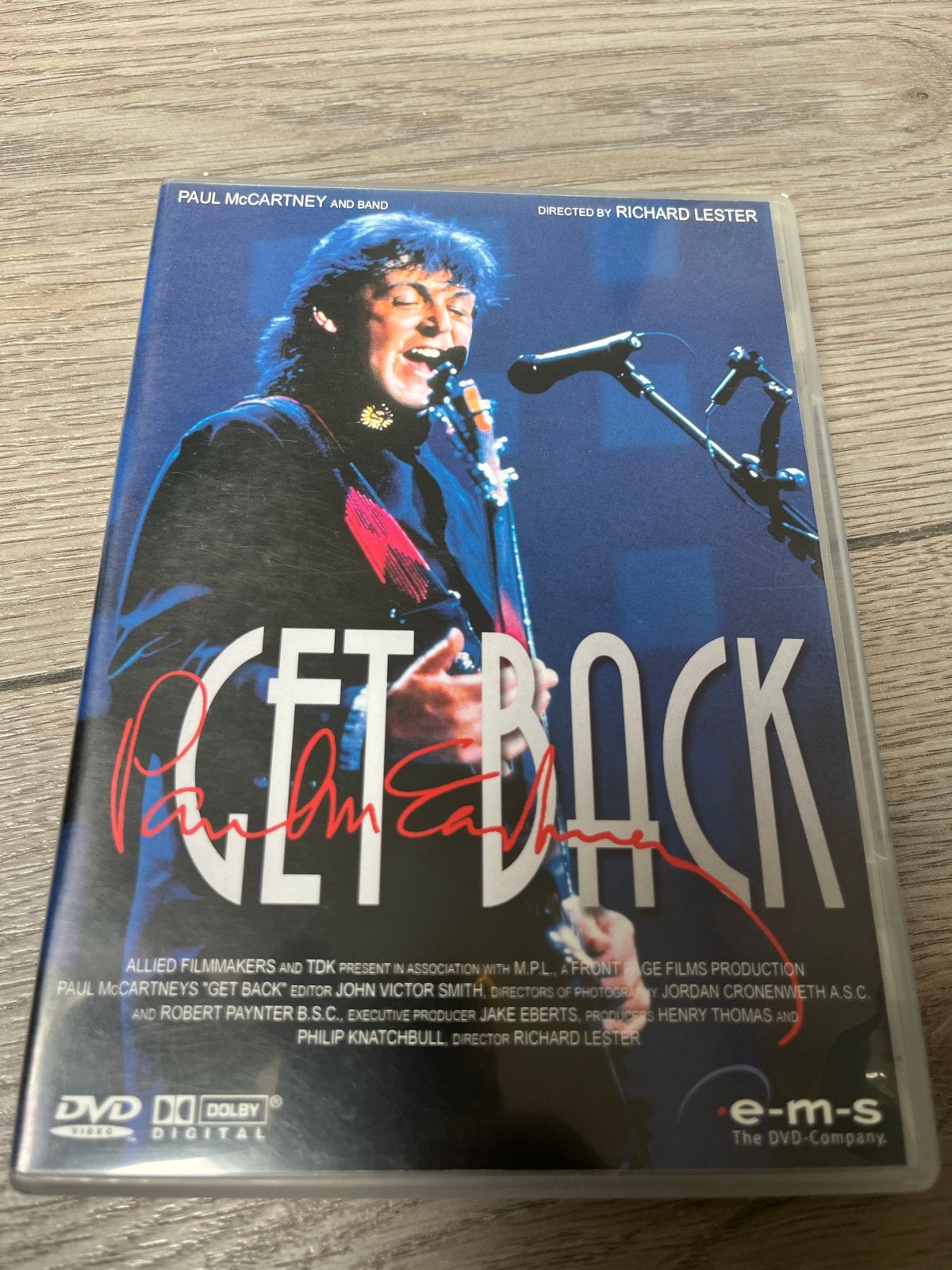 Paul McCartney - Get Back DVD, Ophalen of Verzenden, Inclusief doosje, Gebruikt, Engels