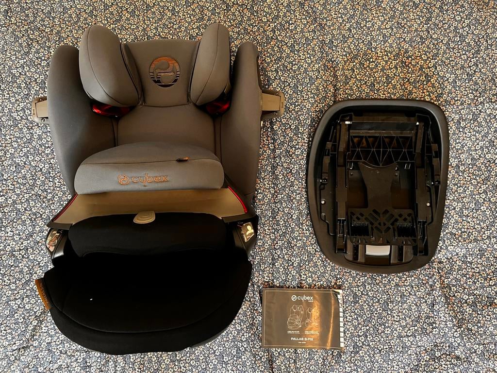 Cybex Pallas S-Fix autostoel, Kinderen en Baby's, Autostoeltjes, Autogordel of Isofix, Gebruikt, Afneembare rugleuning, 9 t/m 36 kg