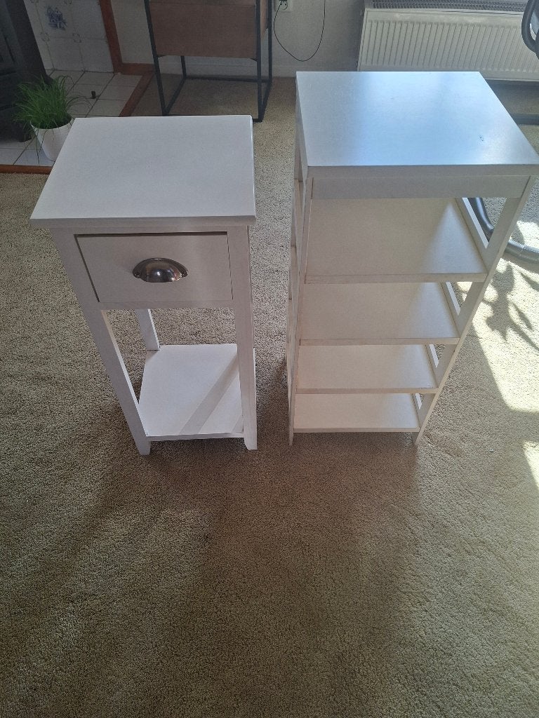 Witte kastjes, Huis en Inrichting, Ophalen, Minder dan 50 cm, Gebruikt, Minder dan 100 cm