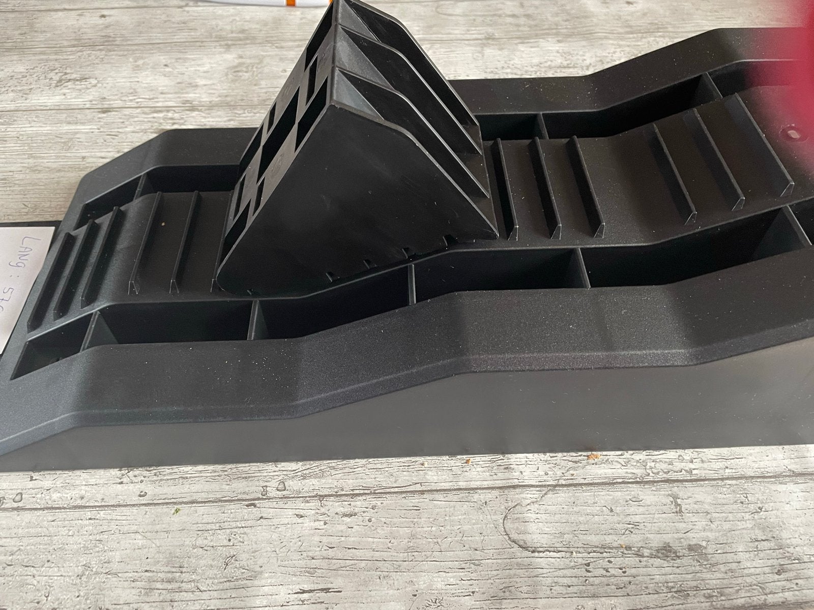 Nieuwe oprijblok voor caravan of camper- Zwart, 57x21x9.5cm, Ophalen of Verzenden, Nieuw
