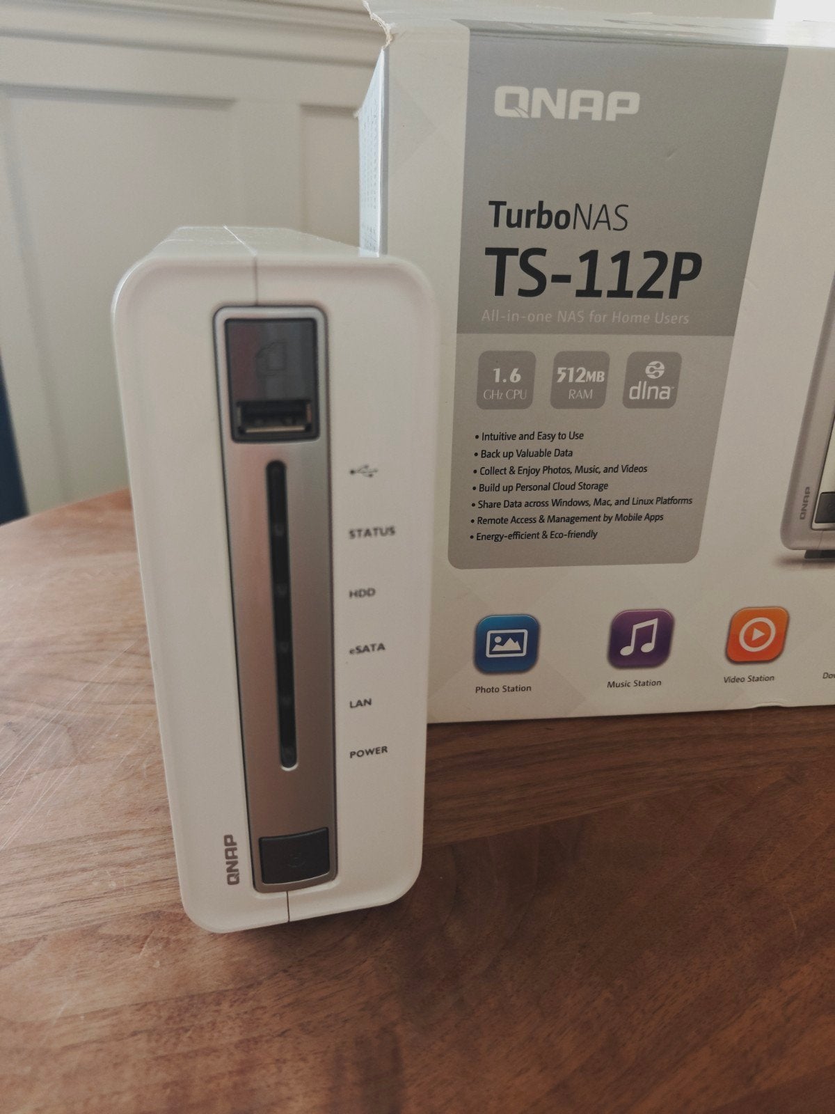 QNAP TurboNAS TS-112P NAS voor thuisgebruikers, Verzenden