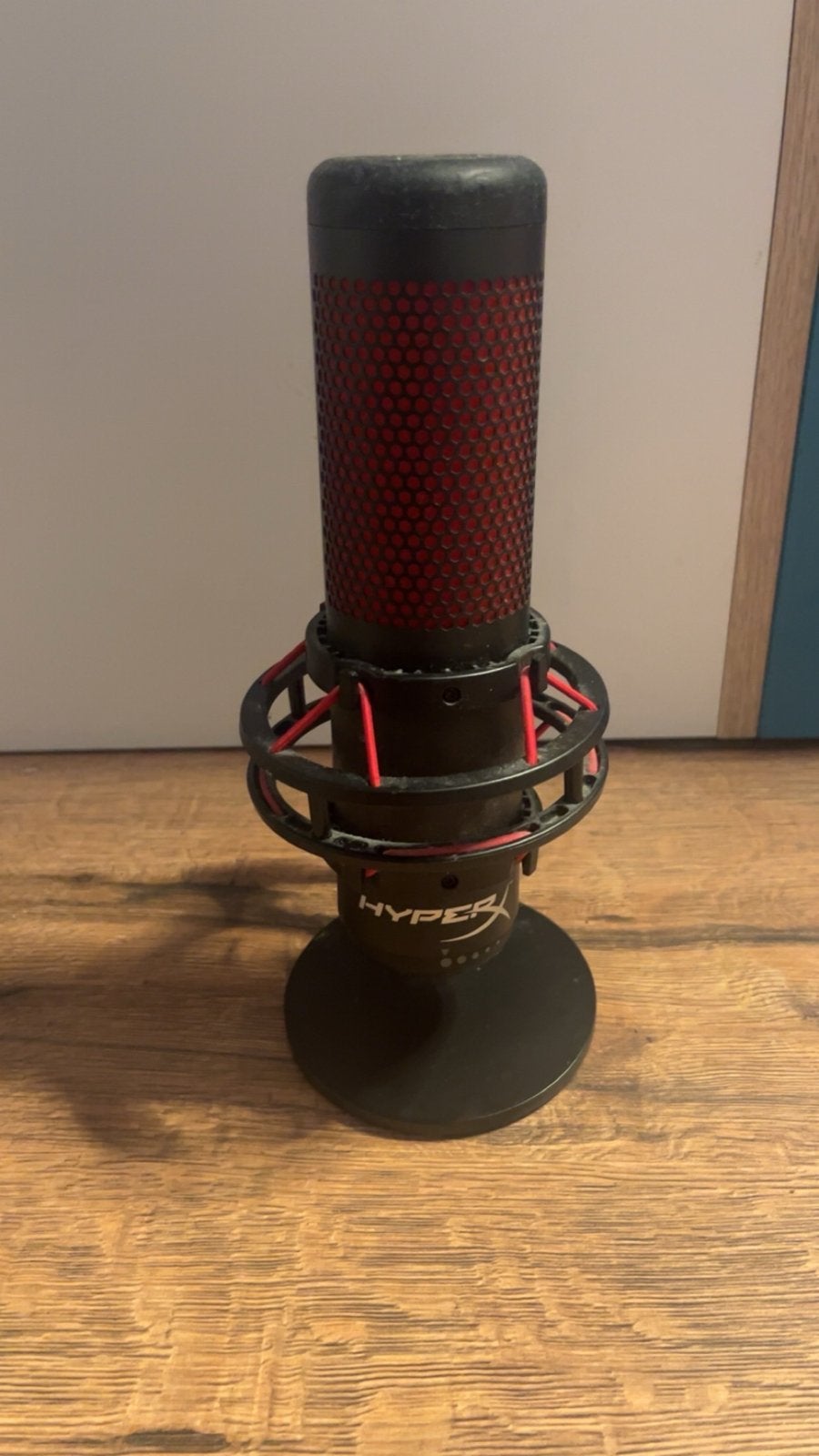 HyperX QuadCast S USB Microfoon, Ophalen of Verzenden, Zo goed als nieuw, Studiomicrofoon