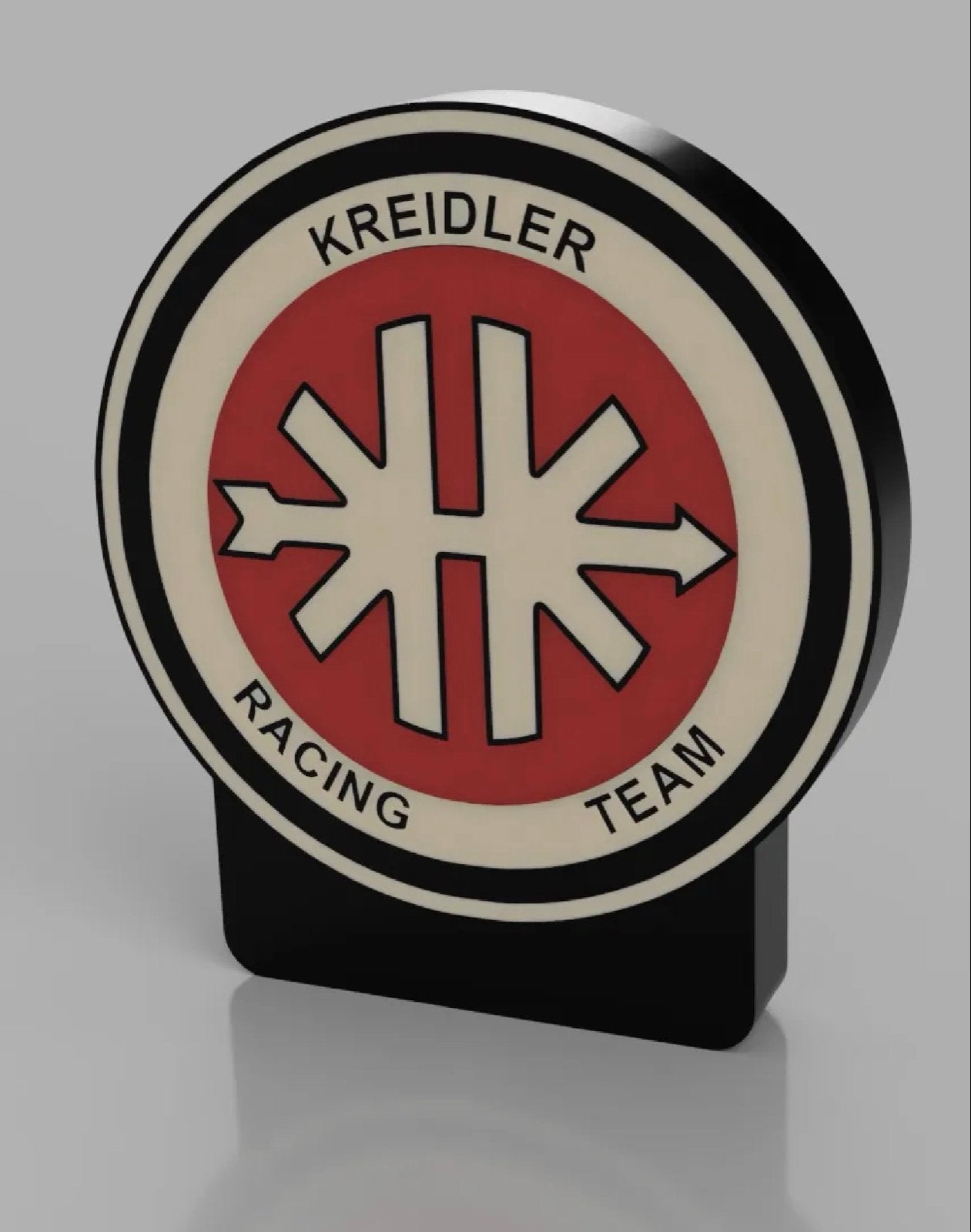 Kreidler Racing Team LED Logo - Uniek Decoratiestuk, Verzenden, Nieuw, Overige typen