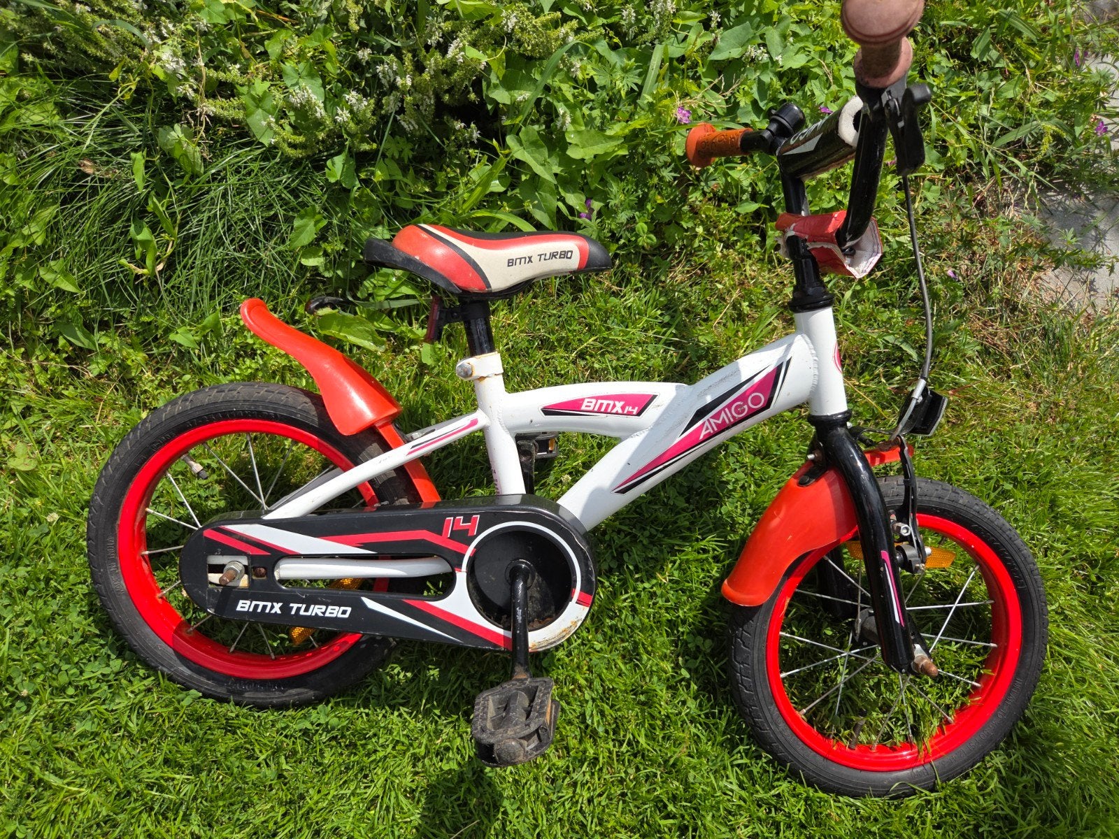 Amigo BMX Turbo Kinderfiets 14 inch, Fietsen en Brommers, Fietsen | Kinderfietsjes, Ophalen