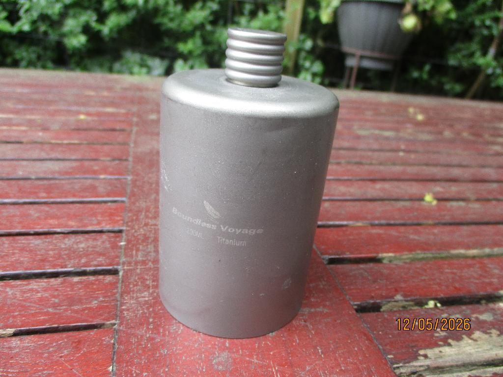 Titanium Heupflesje van 200 ML. opbrengst naar een goed doel, Ophalen of Verzenden, Nieuw
