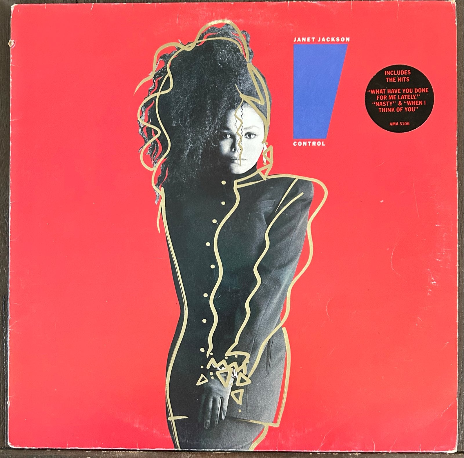 Janet Jackson - Control LP (1986), Cd's en Dvd's, Vinyl | Pop, Gebruikt, Pop, LP, Originele persing, 12 inch, Ophalen of Verzenden