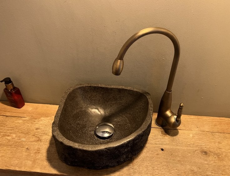 WC plank, met waskom en kraan, Ophalen, Zo goed als nieuw