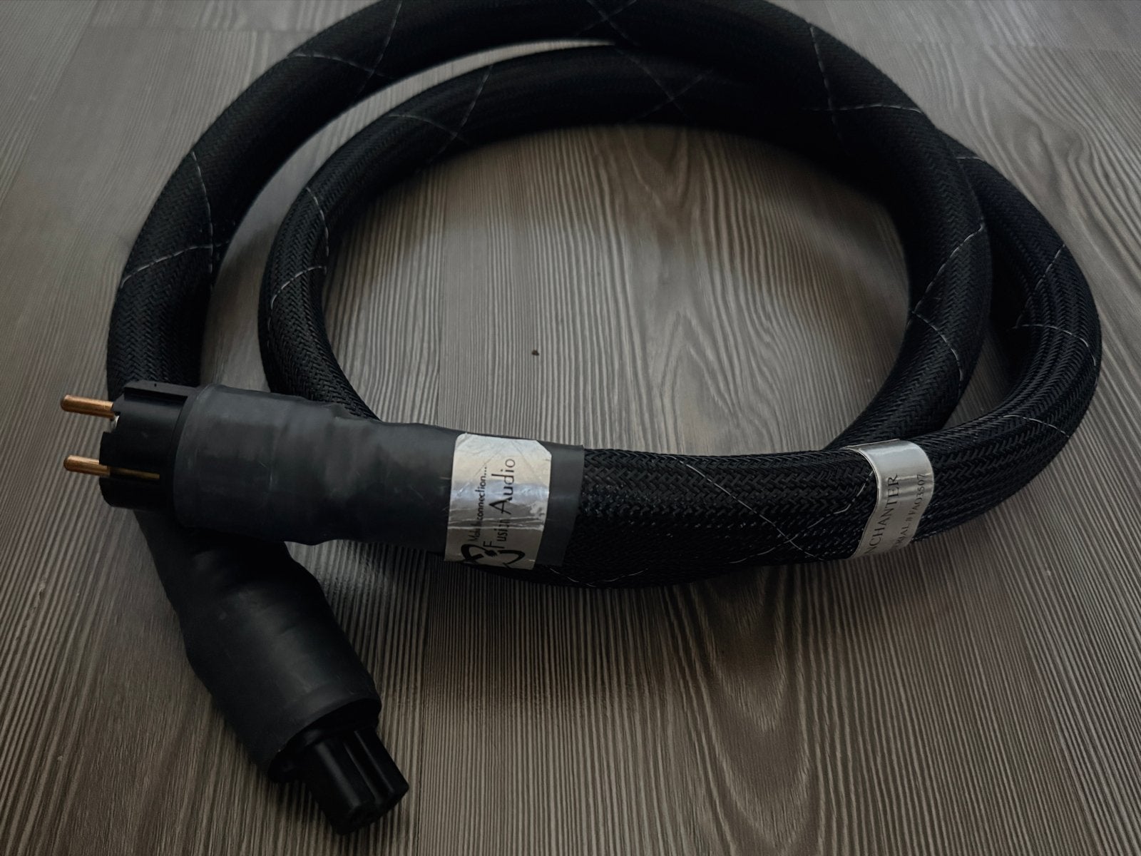 Fusion Audio Enchanter Powercord - High-End Audio, Ophalen of Verzenden, Zo goed als nieuw, Minder dan 2 meter, Overige kabels