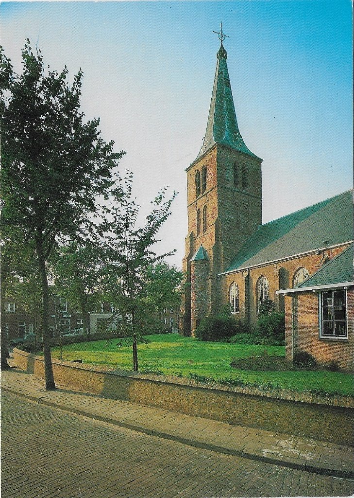 Domburg N H Kerk Ongelopen Ansichtkaart (B4807, Ophalen of Verzenden, 1980 tot heden, Ongelopen, Zeeland