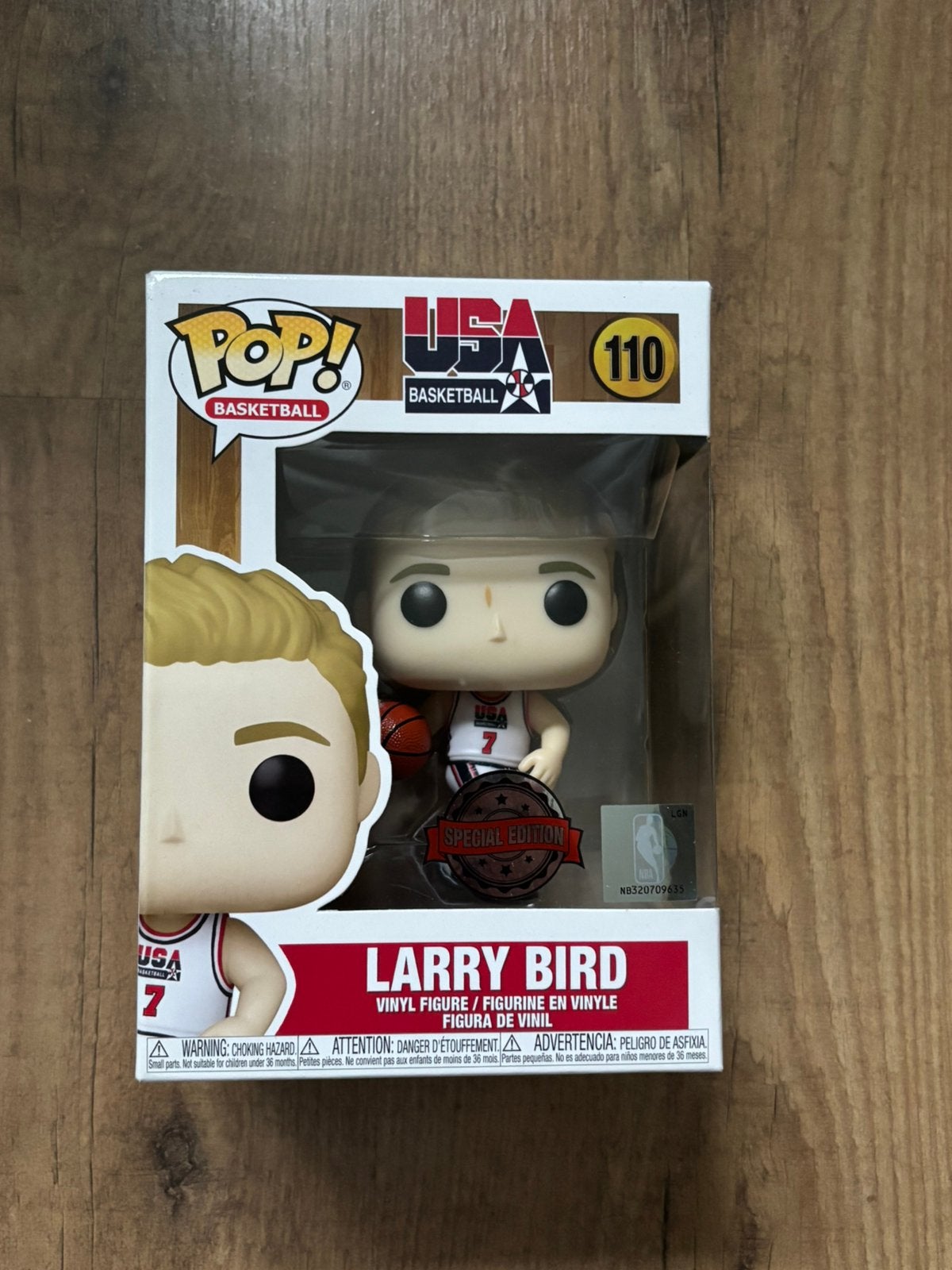 Funko Pop - Larry Bird, Ophalen of Verzenden, Zo goed als nieuw