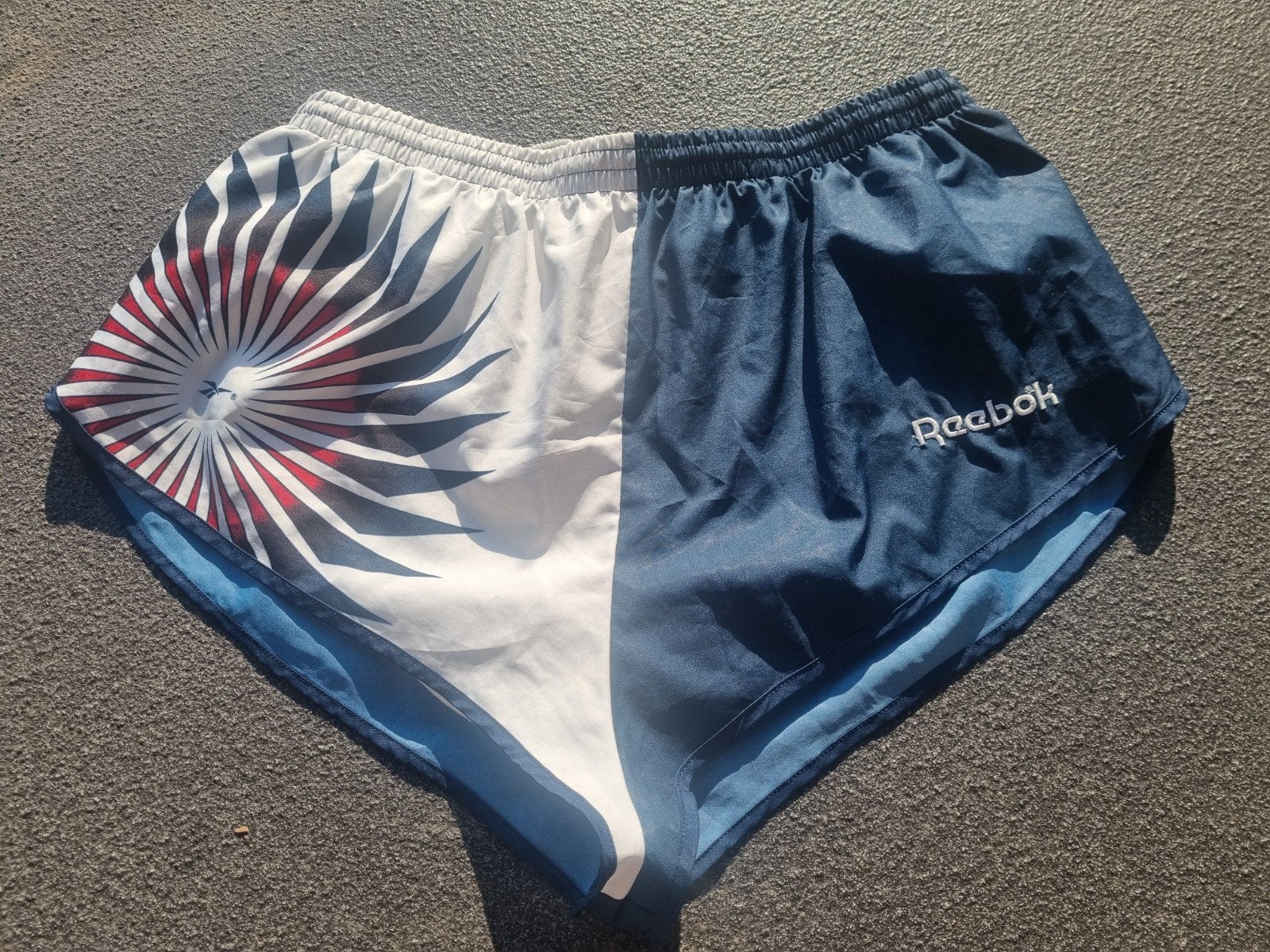 Reebok vintage/ Retro running short.  Maat XXL., Meerkleurig, Overige maten, Ophalen of Verzenden, Zo goed als nieuw
