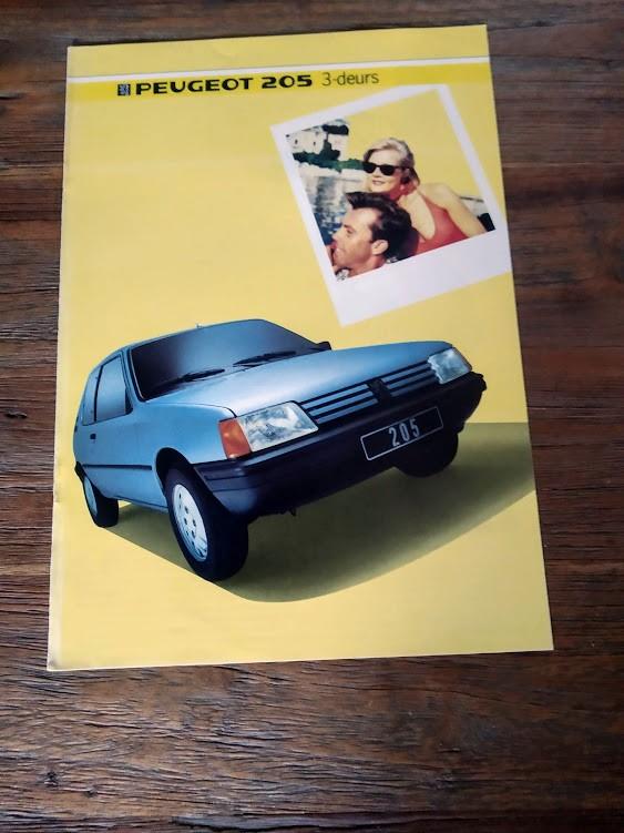 Peugeot 205 3 deurs 1985 8 pag., Verzenden, Zo goed als nieuw, Peugeot
