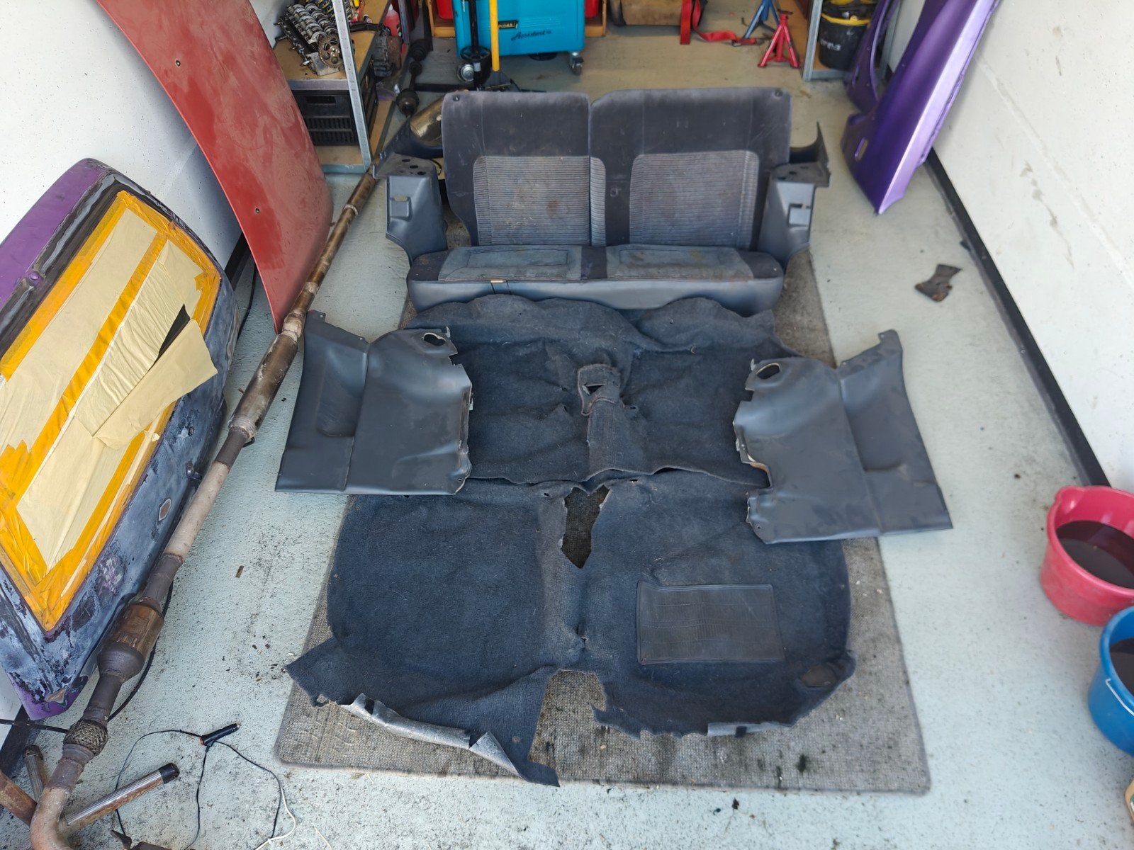 Daihatsu Charade G100 XT Interieur (excl. voorstoelen), Ophalen, Gebruikt, Daihatsu