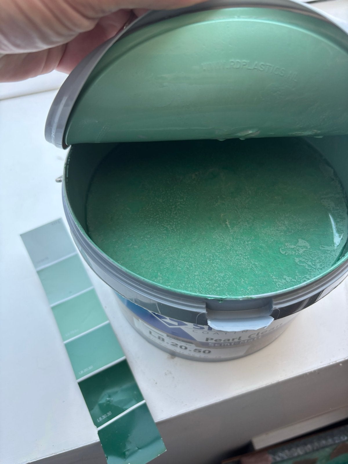 Sigma Pearl Clean Muurverf L8.20.50 Semi-Matt, Ophalen, Gebruikt, Overige typen