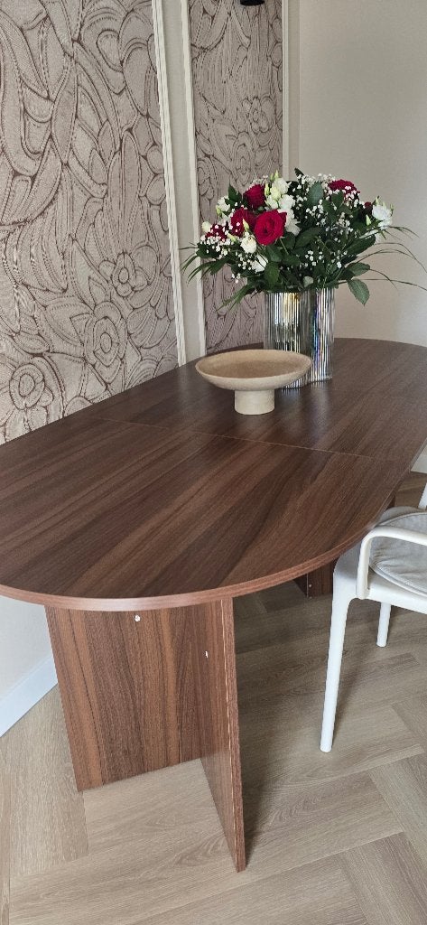 Eettafel japandi, Huis en Inrichting, Ophalen, Eikenhout, Nieuw, 50 tot 100 cm