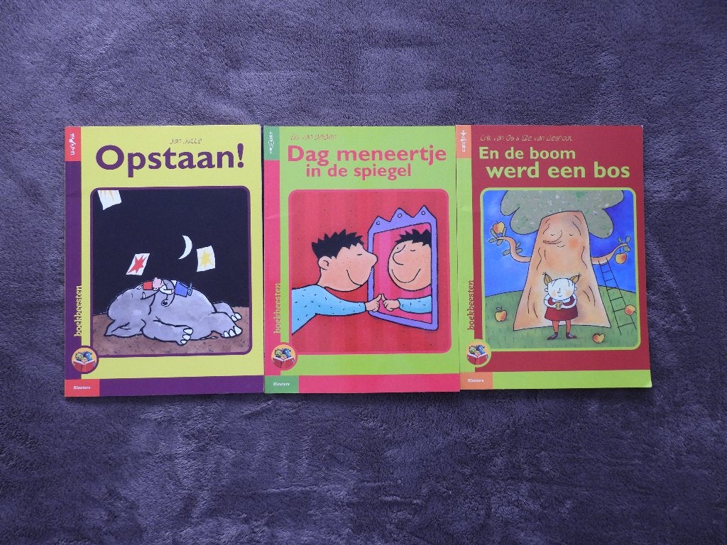 Zwijsen Boekbeesten 3 stuks, 5 of 6 jaar, Fictie algemeen, Jongen of Meisje, Diverse auteurs