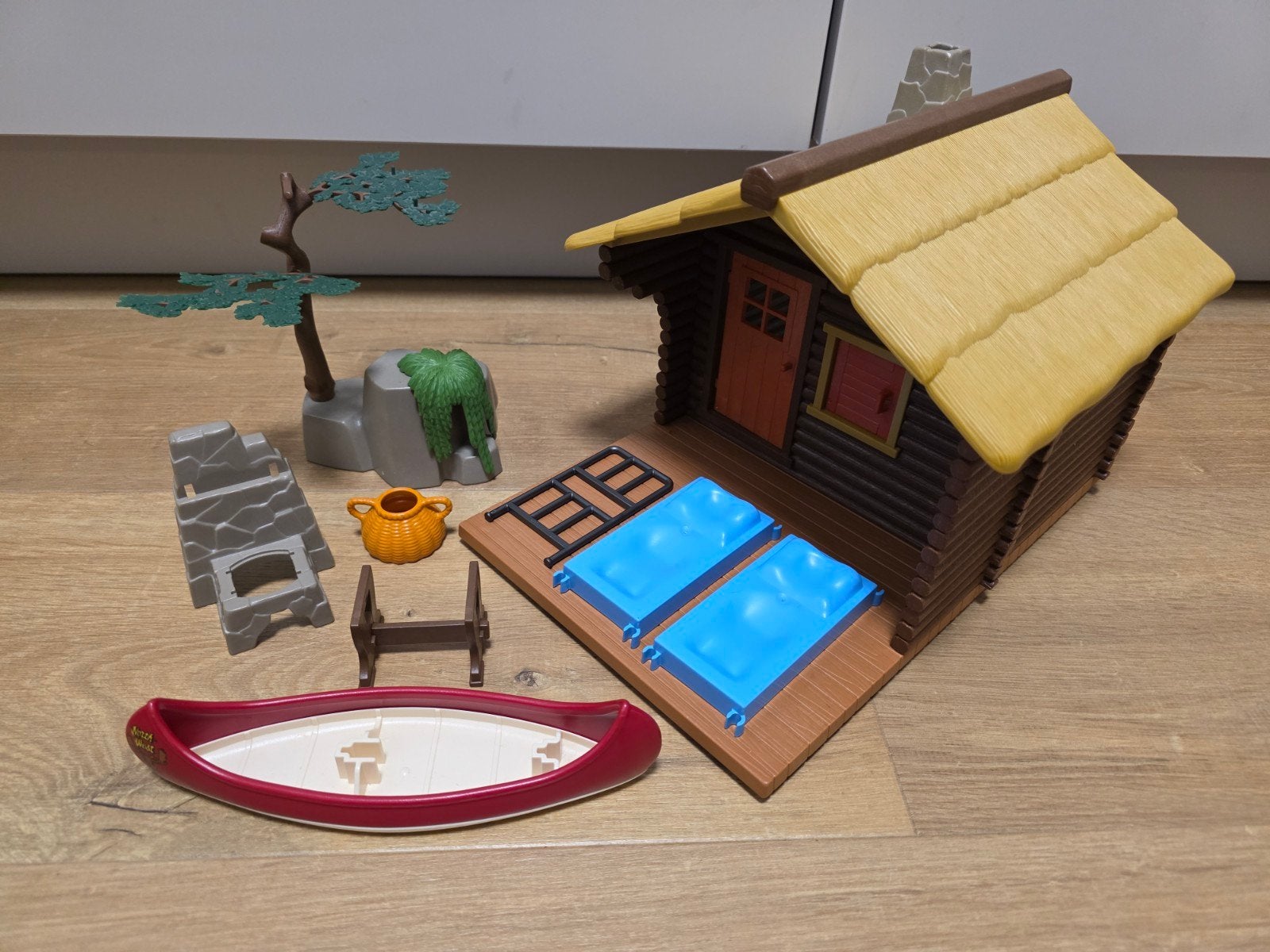 Playmobil avontuurlijke blokhut - vintage, Ophalen of Verzenden, Gebruikt