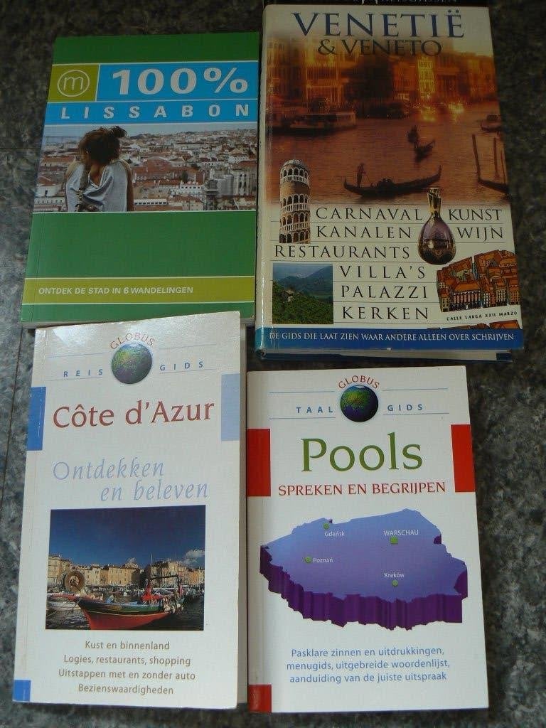 reis en taal gidsen, Lissabon,Venetië,Côte d'Azur, Pools, Boeken, Ophalen, Europa, Reisgids of -boek, Overige merken