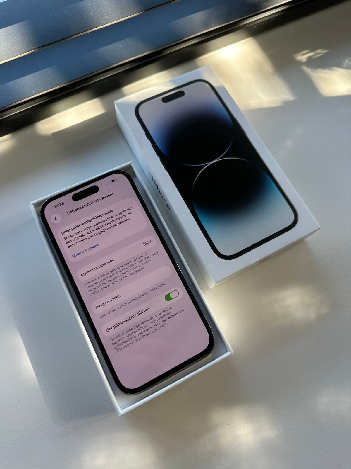 Iphone 14 pro | 100% batterij! | NETTE STAAT!, Ophalen, Zwart, Zo goed als nieuw, 128 GB