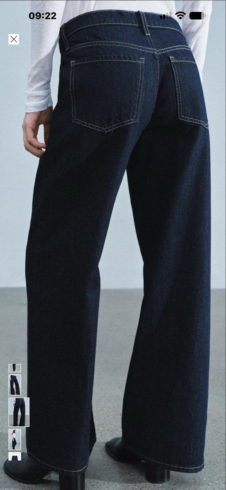 Zara Wide Leg Jeans Lage Taille - Maat 38, Ophalen of Verzenden, Zo goed als nieuw, Blauw, W30 - W32 (confectie 38/40)