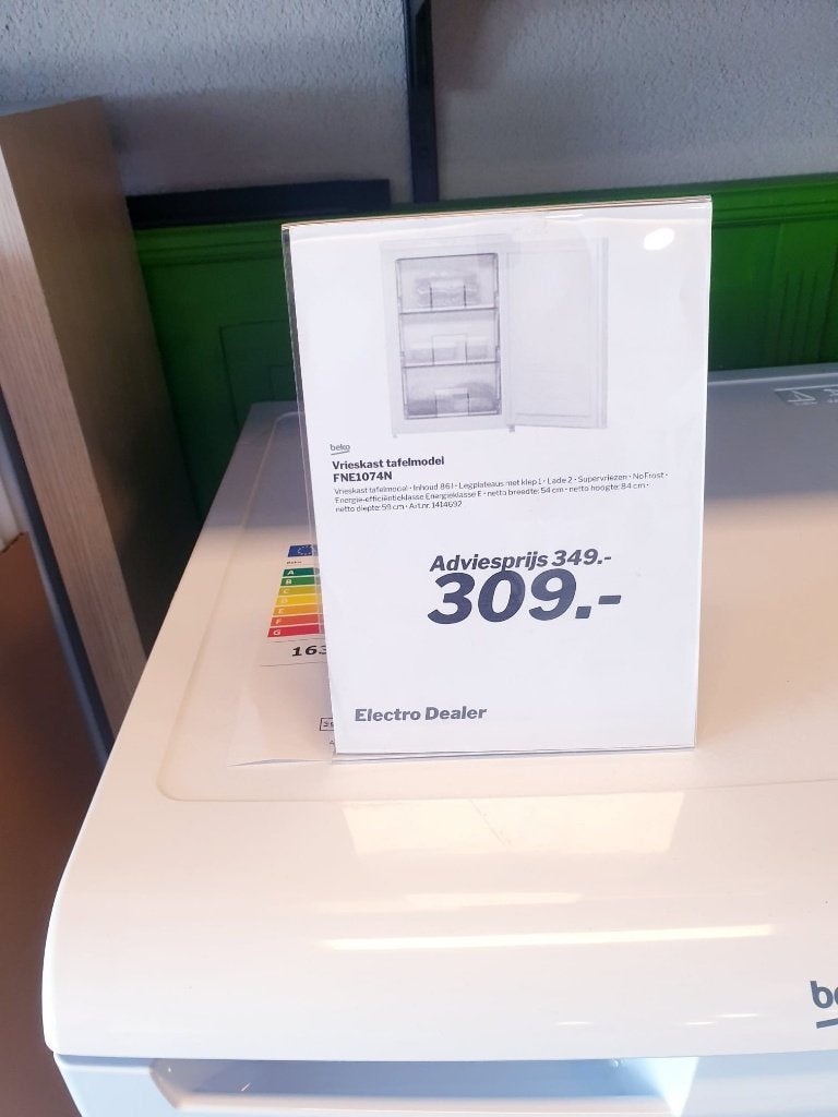 tafel model vriezer NoFrost Nieuw in doos opvoorraad, Witgoed en Apparatuur, Minder dan 60 cm, Zo goed als nieuw, Vrijstaand, Ophalen